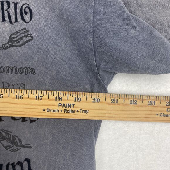 Harry Potter Univeral Studios Spell Shirt Adult Large Gray Short Sleeve Crewneck - Picture 7 of 9